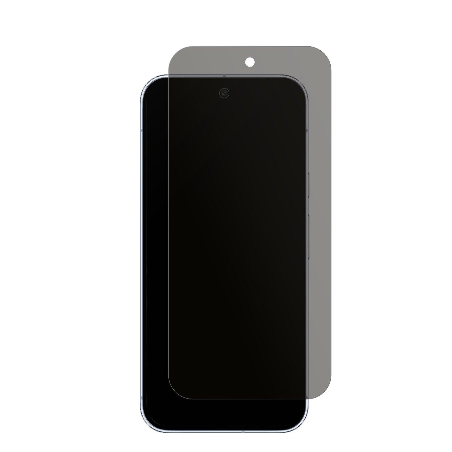 GooglePixel 10 Pro mit aufgebrachtem dipos Displayschutz, der seitliche Einblicke blockiert