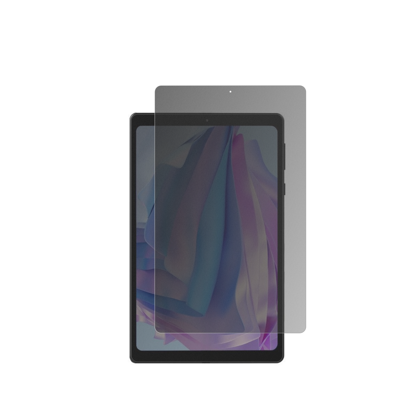 HeadwolfFpad 5 mit aufgebrachtem dipos Displayschutz, der seitliche Einblicke blockiert