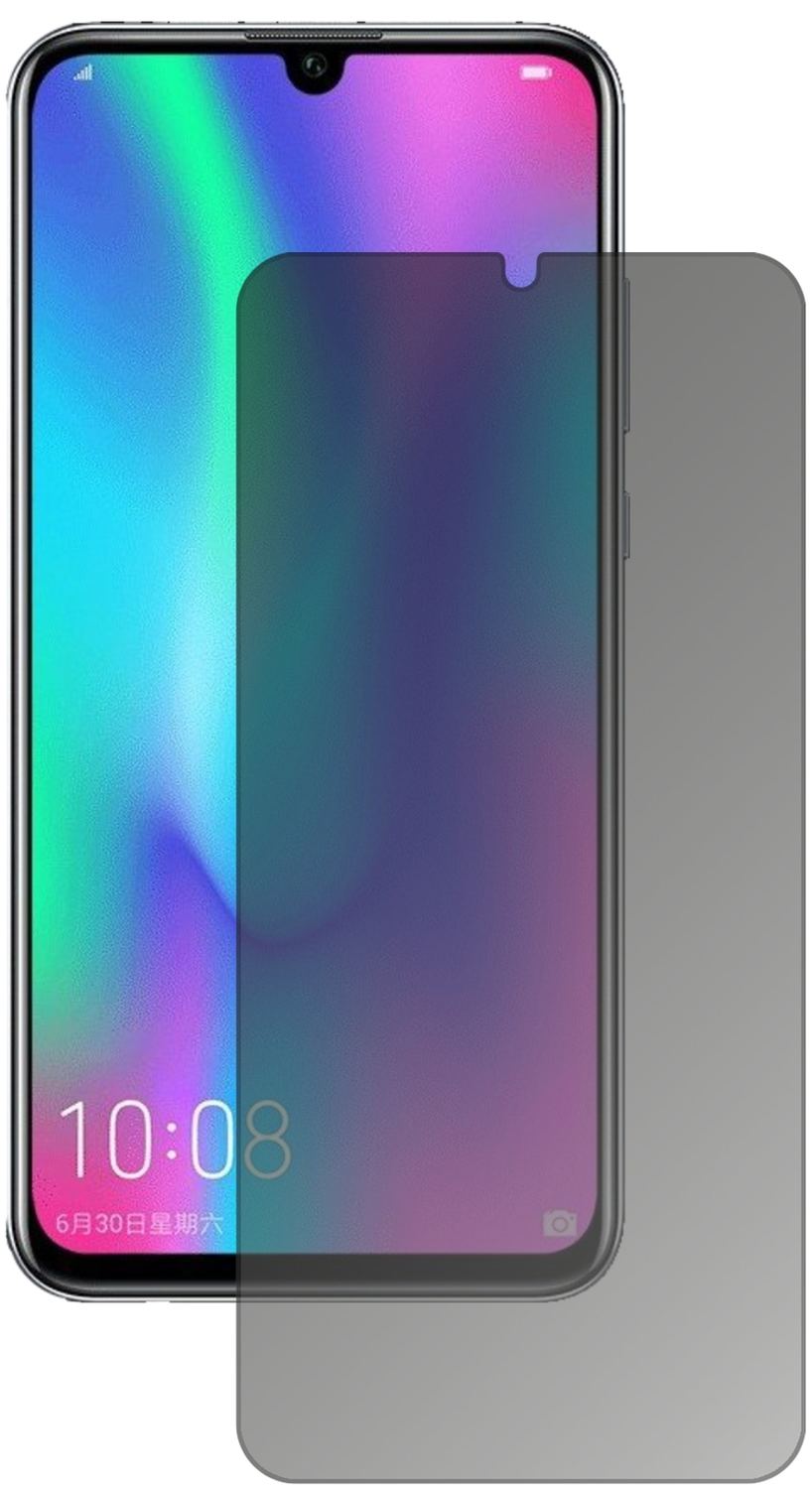 Honor10 Lite mit aufgebrachtem dipos Displayschutz, der seitliche Einblicke blockiert