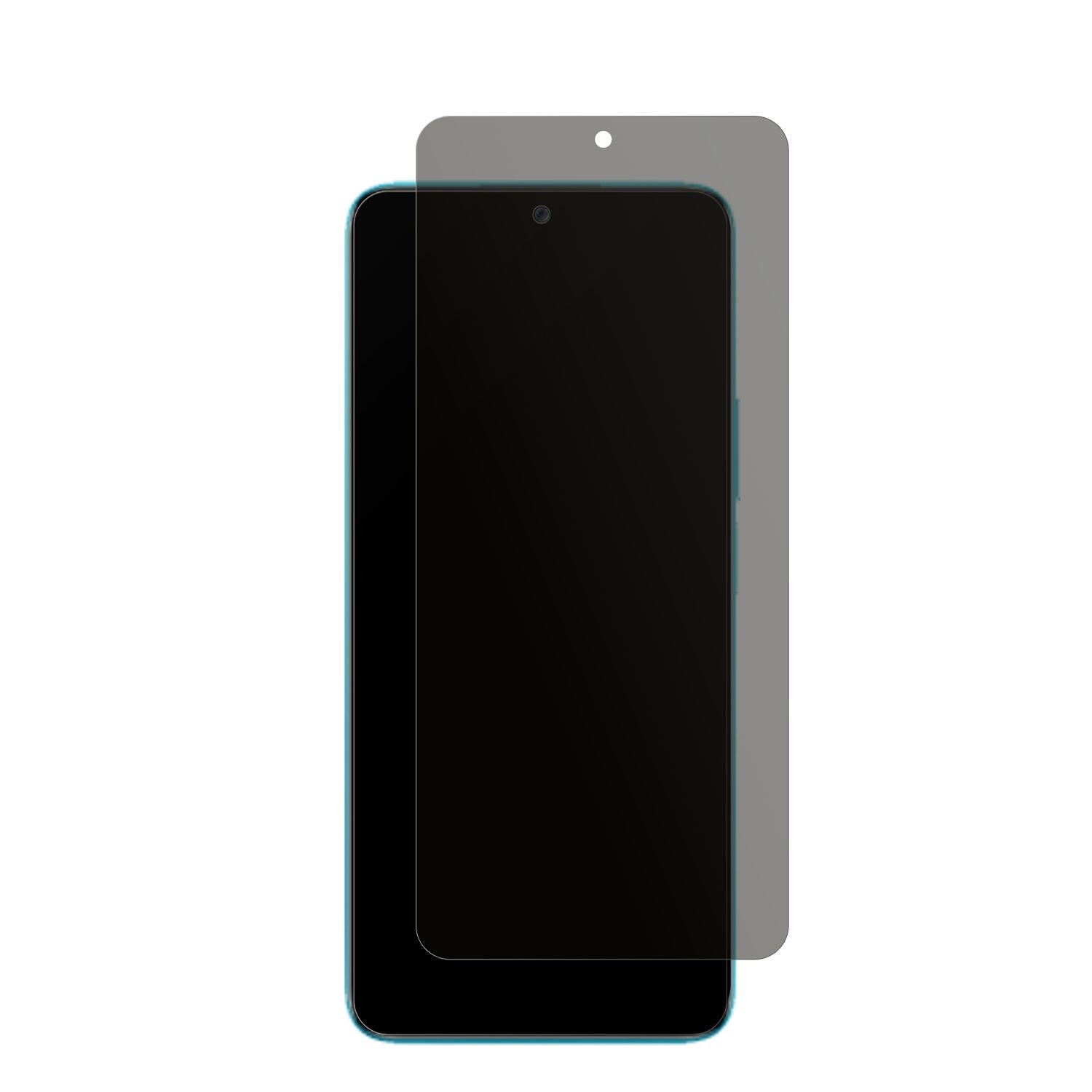 Honor90 Lite mit aufgebrachtem dipos Displayschutz, der seitliche Einblicke blockiert