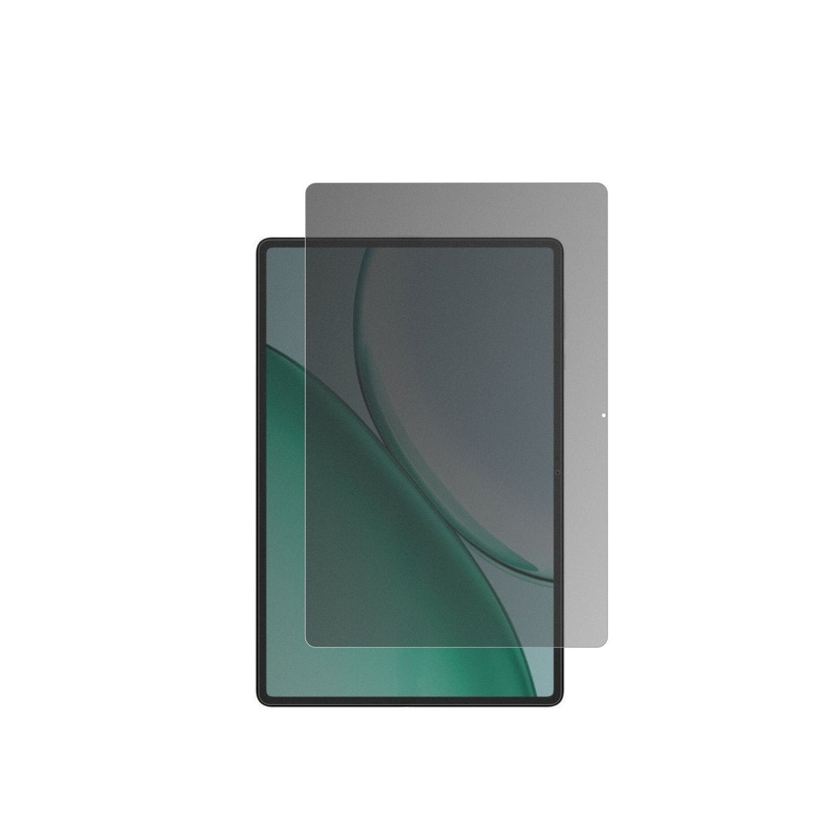HonorPad X10 mit aufgebrachtem dipos Displayschutz, der seitliche Einblicke blockiert
