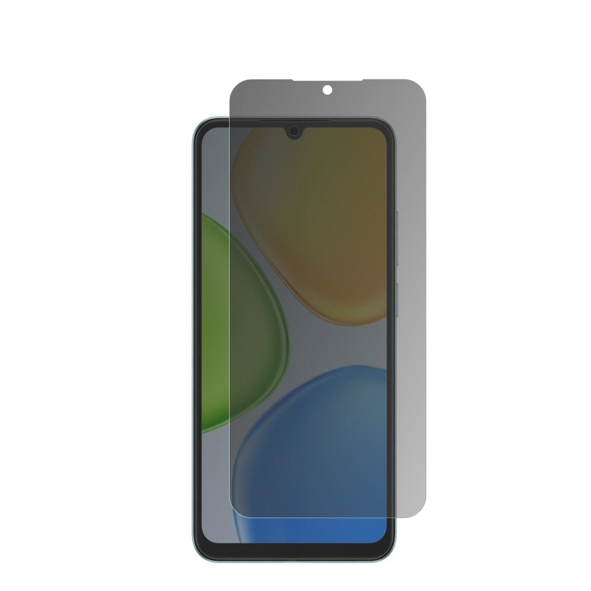 HonorPlay 80 mit aufgebrachtem dipos Displayschutz, der seitliche Einblicke blockiert