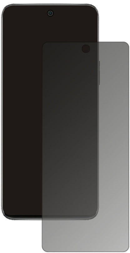 HonorX20 SE mit aufgebrachtem dipos Displayschutz, der seitliche Einblicke blockiert