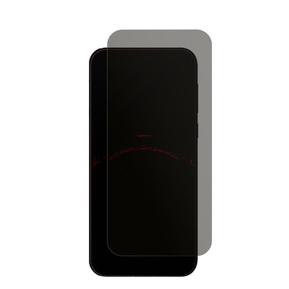 HonorX5b Plus mit aufgebrachtem dipos Displayschutz, der seitliche Einblicke blockiert
