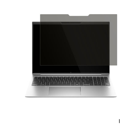 HPEliteBook 860 G11 16 Zoll mit aufgebrachtem dipos Displayschutz, der seitliche Einblicke blockiert