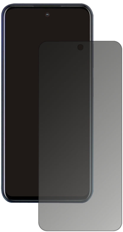HTCDesire 21 Pro 5G mit aufgebrachtem dipos Displayschutz, der seitliche Einblicke blockiert