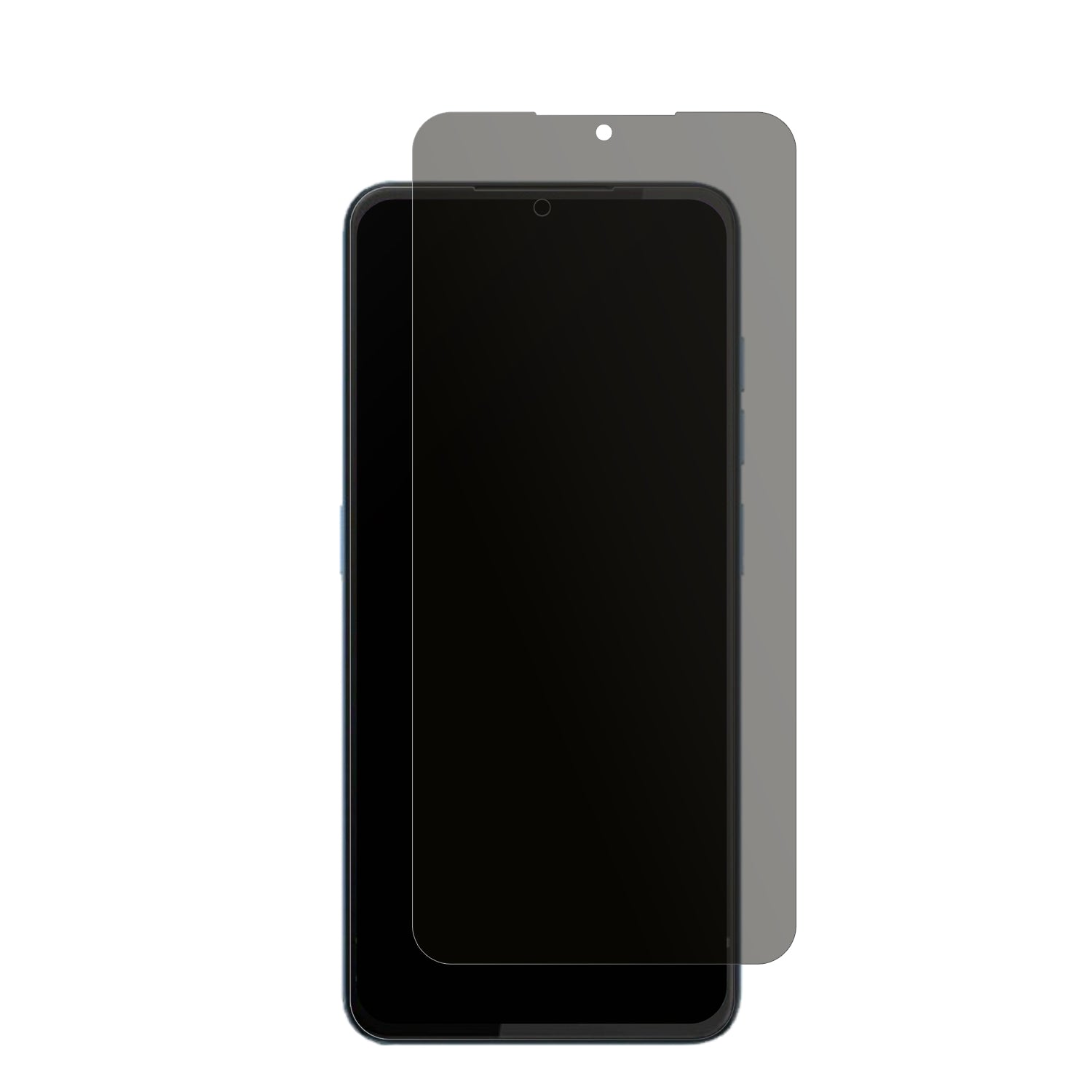 HTCWildfire E4 Plus mit aufgebrachtem dipos Displayschutz, der seitliche Einblicke blockiert