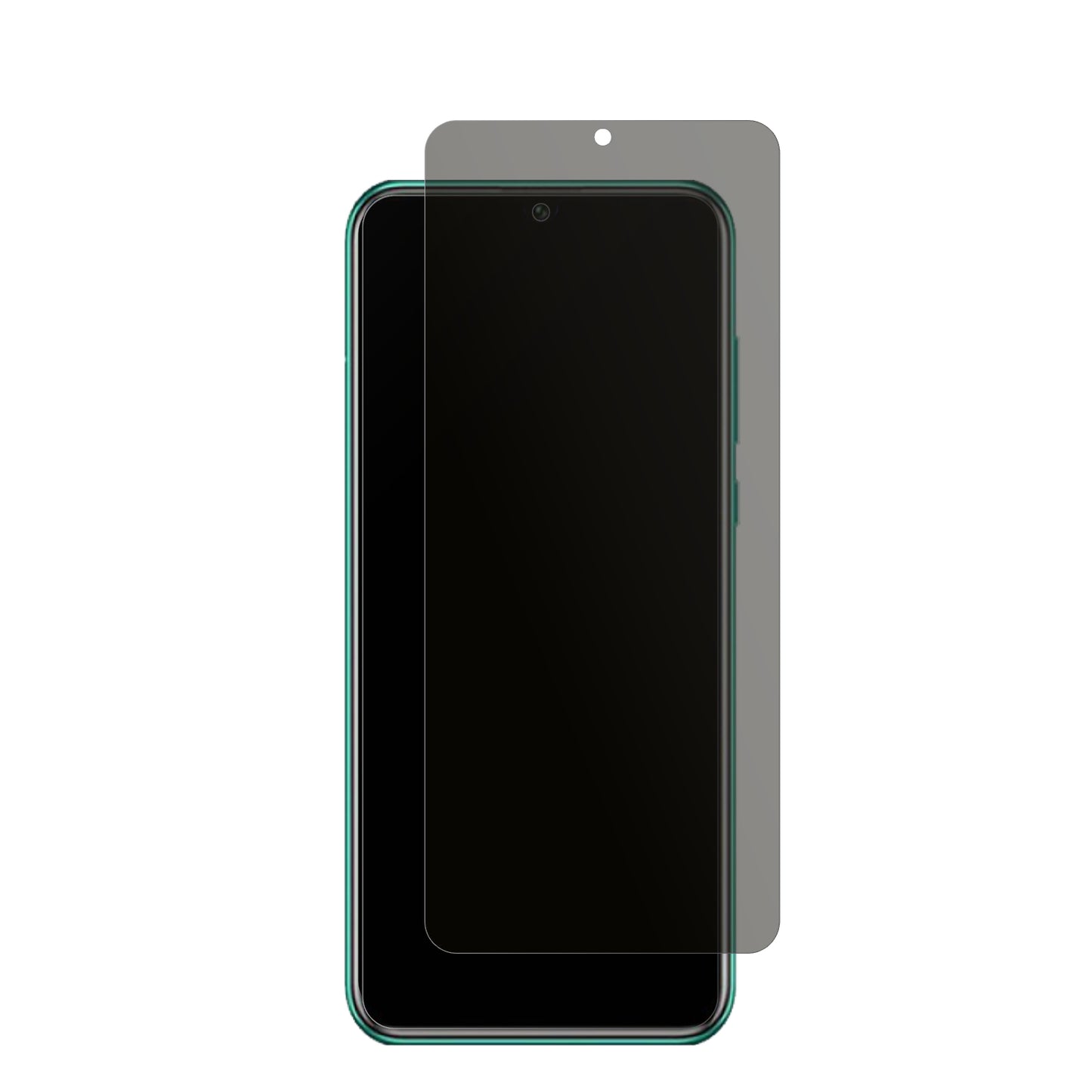 HuaweiEnjoy 50 Pro mit aufgebrachtem dipos Displayschutz, der seitliche Einblicke blockiert