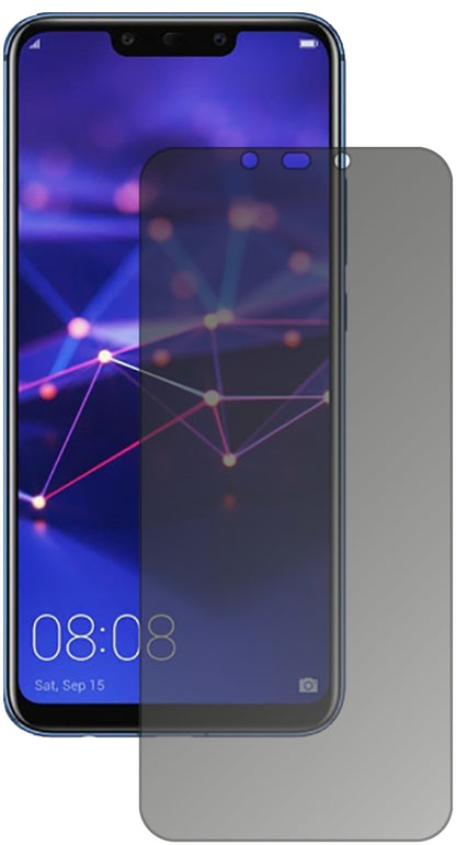 HuaweiMate 20 Lite mit aufgebrachtem dipos Displayschutz, der seitliche Einblicke blockiert