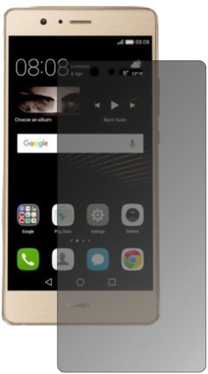 HuaweiP9 Lite 2017 mit aufgebrachtem dipos Displayschutz, der seitliche Einblicke blockiert