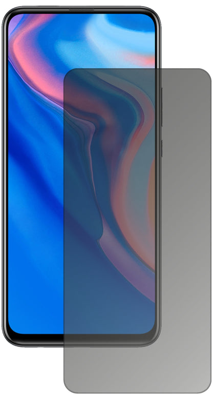 HuaweiY9 Prime (2019) mit aufgebrachtem dipos Displayschutz, der seitliche Einblicke blockiert