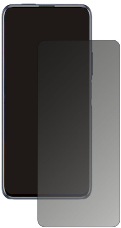 HuaweiY9a mit aufgebrachtem dipos Displayschutz, der seitliche Einblicke blockiert