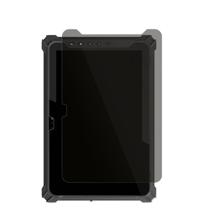 iEdgeT10W 10.1 Zoll mit aufgebrachtem dipos Displayschutz, der seitliche Einblicke blockiert