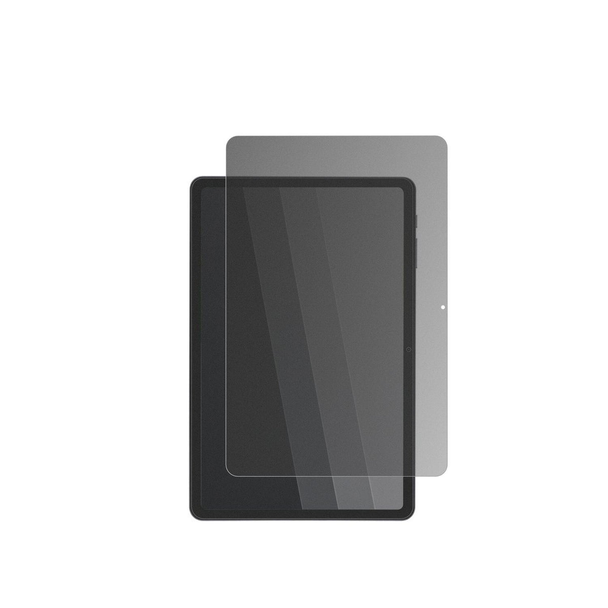 ItelVPad 2 mit aufgebrachtem dipos Displayschutz, der seitliche Einblicke blockiert