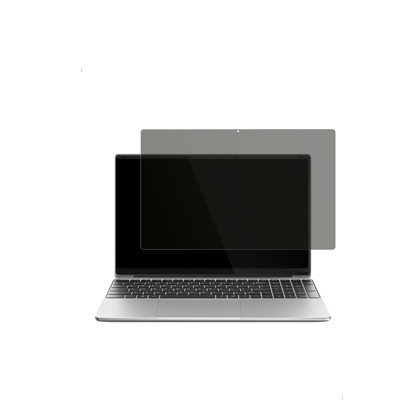 JumperS7HI12640 15.6 Zoll mit aufgebrachtem dipos Displayschutz, der seitliche Einblicke blockiert