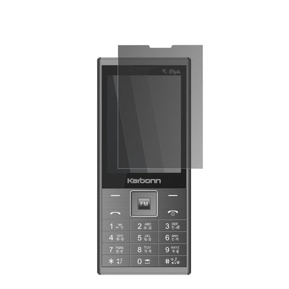 KarbonnK Stylo mit aufgebrachtem dipos Displayschutz, der seitliche Einblicke blockiert