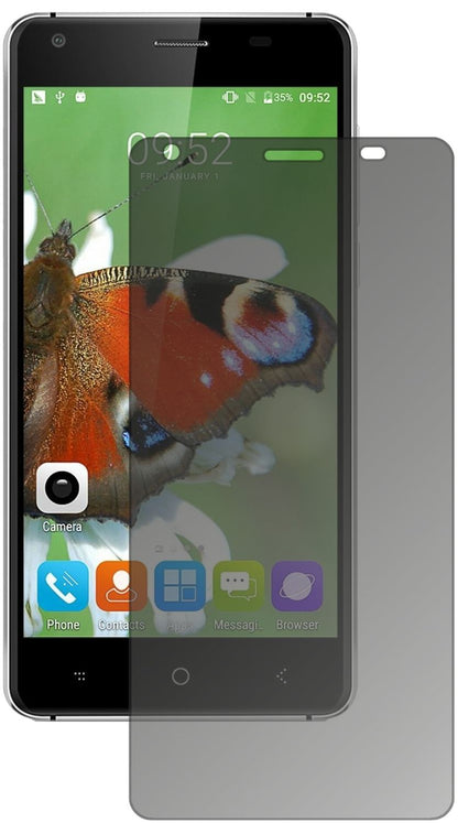 LandvoXM200 Pro mit aufgebrachtem dipos Displayschutz, der seitliche Einblicke blockiert
