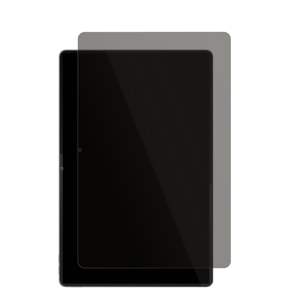 LenovoIdeaTab Pro 12.7 ZAE40006SE mit aufgebrachtem dipos Displayschutz, der seitliche Einblicke blockiert