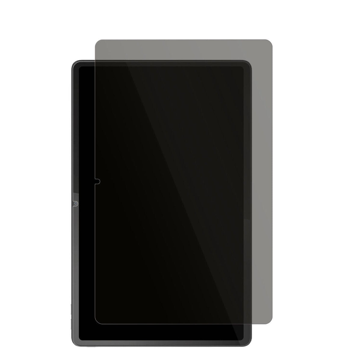 LenovoTab P11 (2nd Gen) mit aufgebrachtem dipos Displayschutz, der seitliche Einblicke blockiert