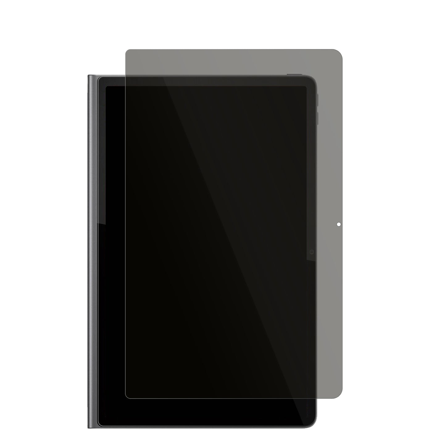 LenovoTab Plus TB351FU mit aufgebrachtem dipos Displayschutz, der seitliche Einblicke blockiert