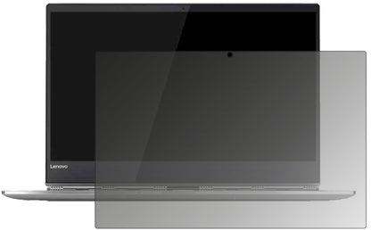 LenovoYoga 920 mit aufgebrachtem dipos Displayschutz, der seitliche Einblicke blockiert