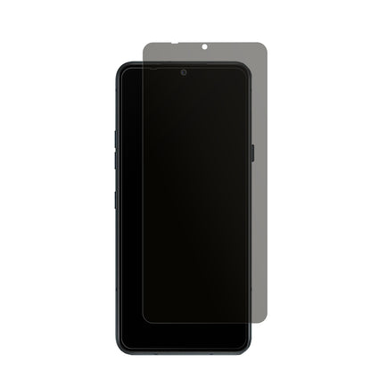 LGV50S ThinQ mit aufgebrachtem dipos Displayschutz, der seitliche Einblicke blockiert