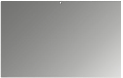 MedionAkoya E4272 mit aufgebrachtem dipos Displayschutz, der seitliche Einblicke blockiert