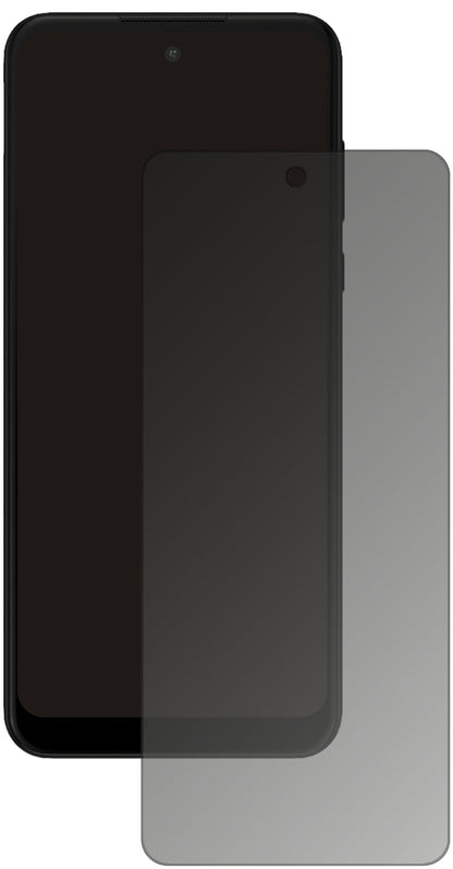 MotorolaMoto G Power (2022) mit aufgebrachtem dipos Displayschutz, der seitliche Einblicke blockiert