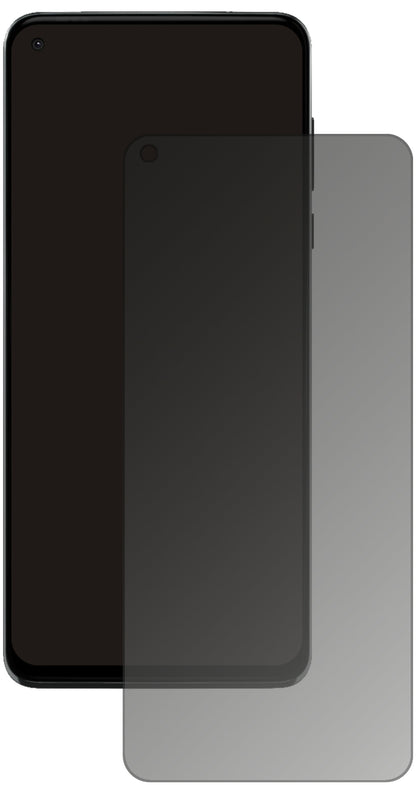 MotorolaMoto G Stylus (2021) mit aufgebrachtem dipos Displayschutz, der seitliche Einblicke blockiert