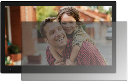 NIX Advance17.3 Zoll Widescreen mit aufgebrachtem dipos Displayschutz, der seitliche Einblicke blockiert