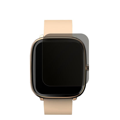 NoiseColorfit Qube O2 mit aufgebrachtem dipos Displayschutz, der seitliche Einblicke blockiert