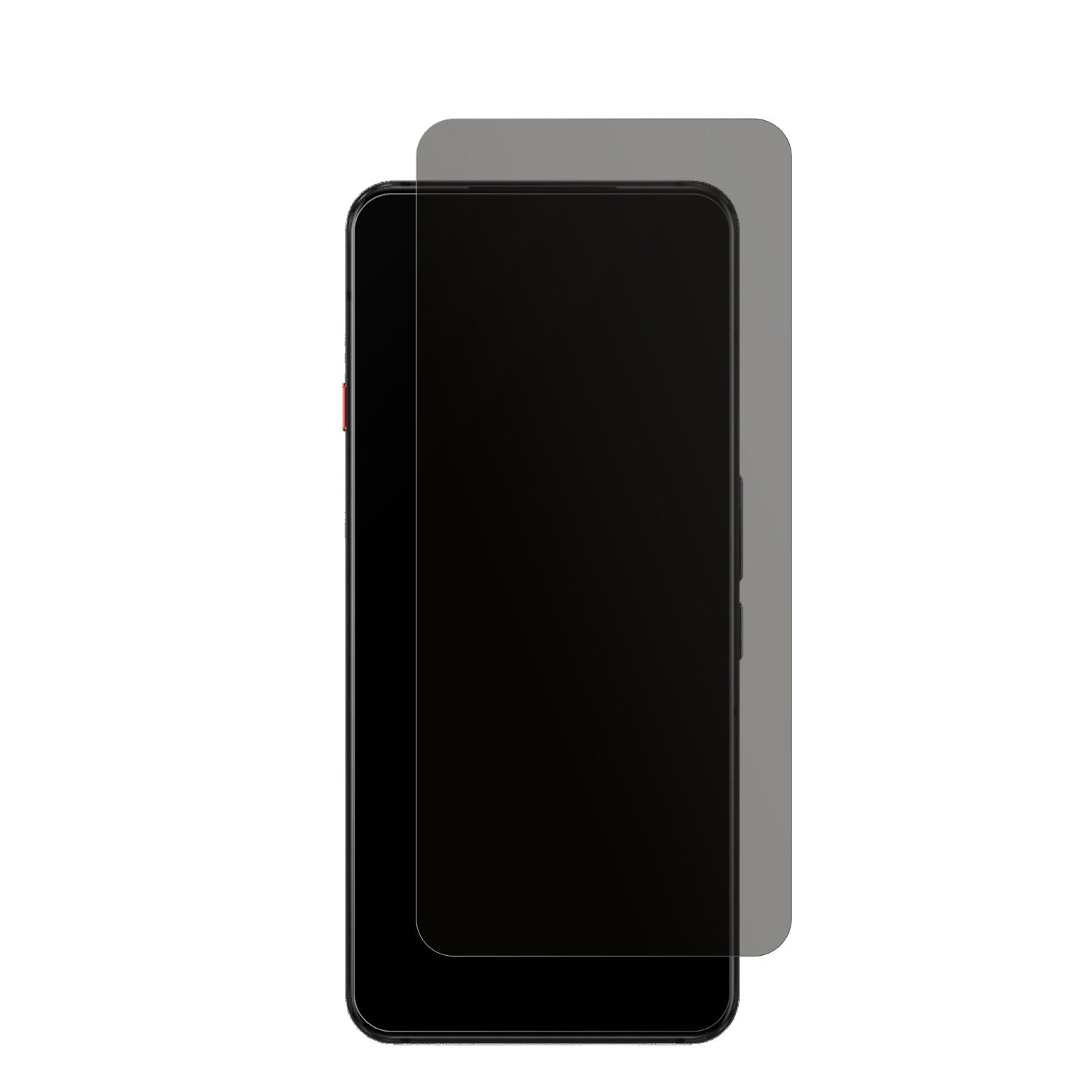 NUBIARed Magic7S Pro mit aufgebrachtem dipos Displayschutz, der seitliche Einblicke blockiert