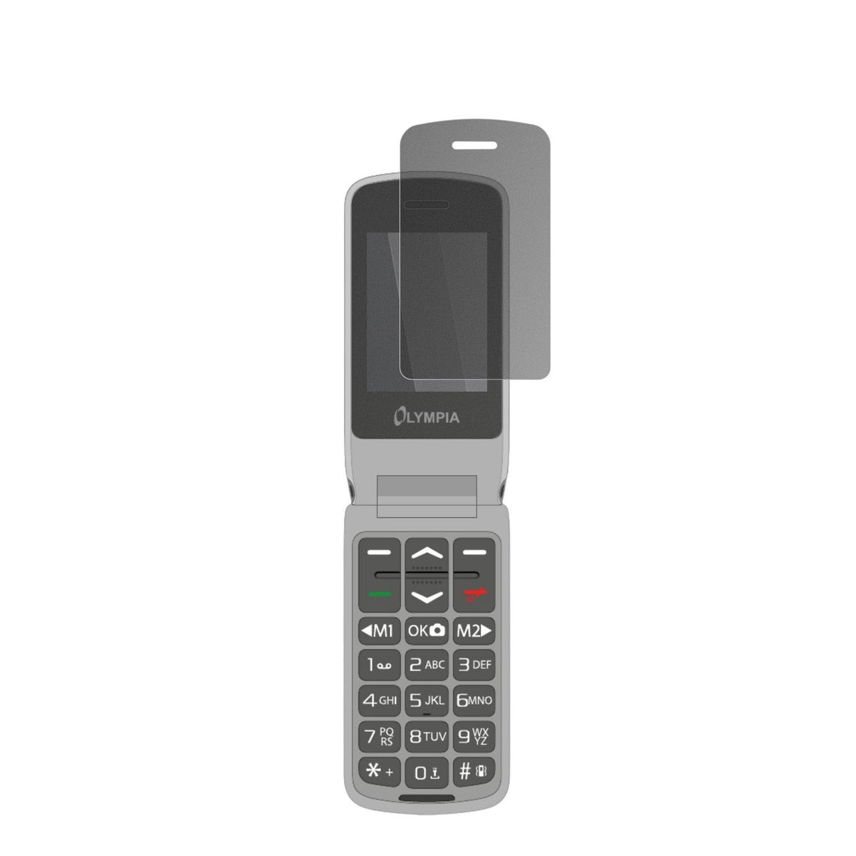 Screen Protector for Olympia Style Duo 4G Privacy Filter 4-Way Protection dipos
