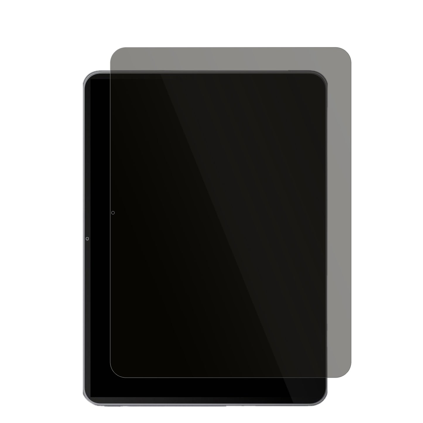 OnePlusPad OPD2407 mit aufgebrachtem dipos Displayschutz, der seitliche Einblicke blockiert