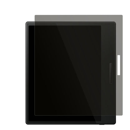 OnyxBoox Go Color 7 mit aufgebrachtem dipos Displayschutz, der seitliche Einblicke blockiert