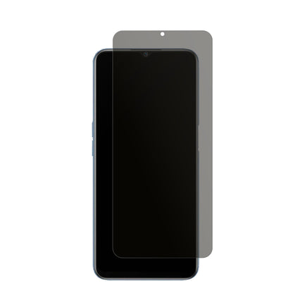 OPPOA16 mit aufgebrachtem dipos Displayschutz, der seitliche Einblicke blockiert