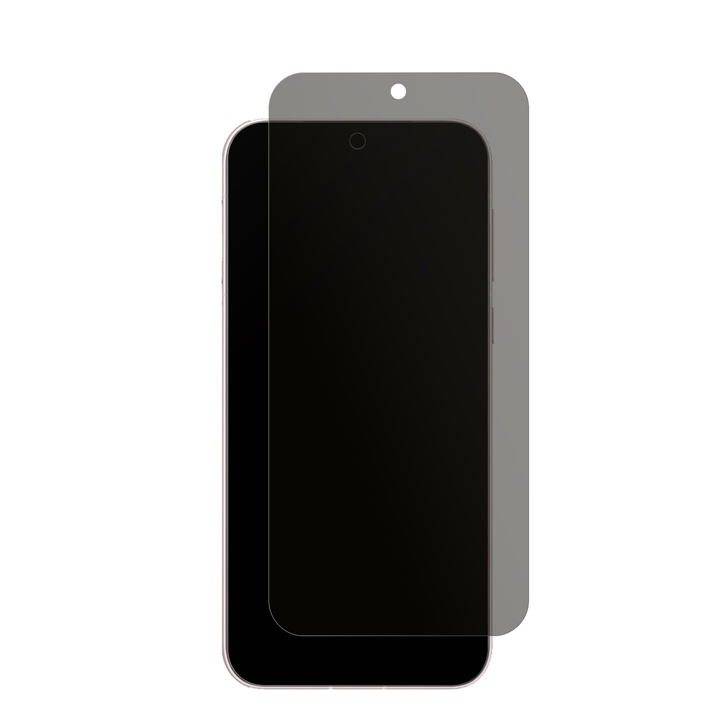 OppoFind X8 mit aufgebrachtem dipos Displayschutz, der seitliche Einblicke blockiert