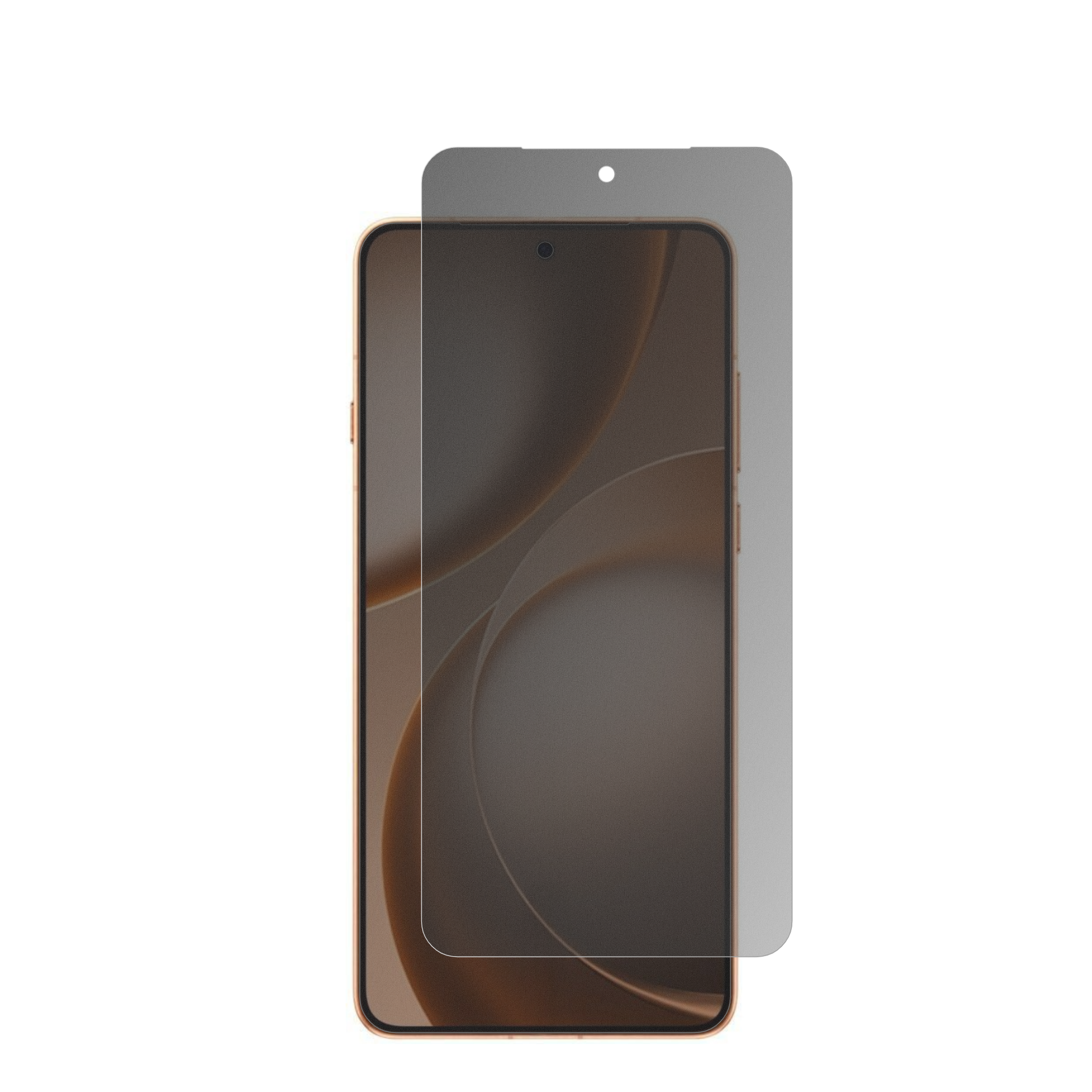 OppoFind X9 Ultra mit aufgebrachtem dipos Displayschutz, der seitliche Einblicke blockiert