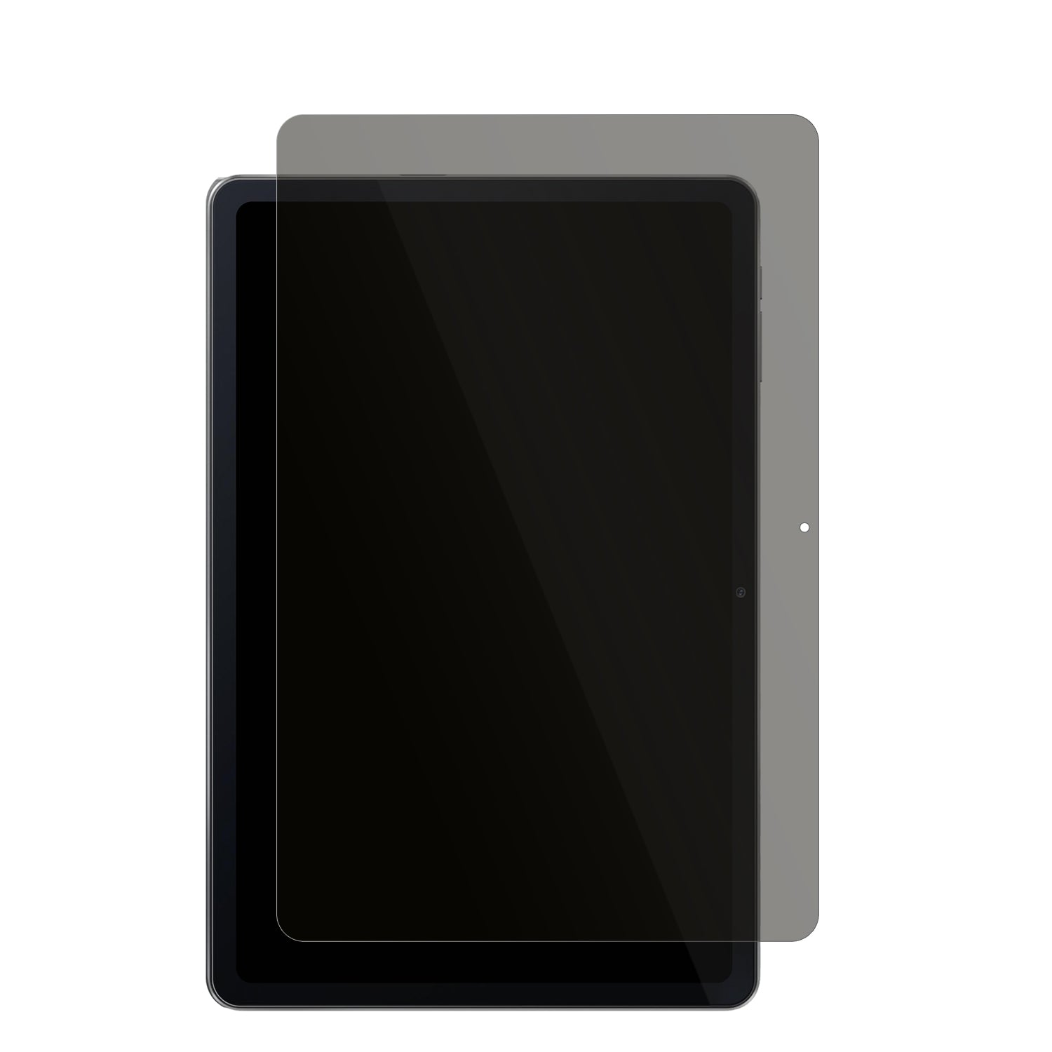 OscalPad 50 mit aufgebrachtem dipos Displayschutz, der seitliche Einblicke blockiert