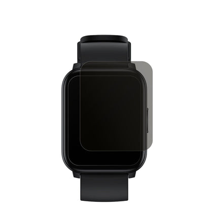 RealmeWatch S100 mit aufgebrachtem dipos Displayschutz, der seitliche Einblicke blockiert