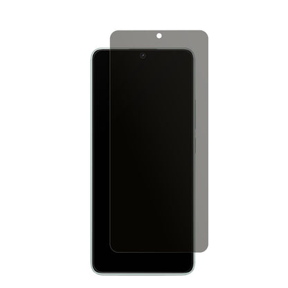 RedmiK70E mit aufgebrachtem dipos Displayschutz, der seitliche Einblicke blockiert