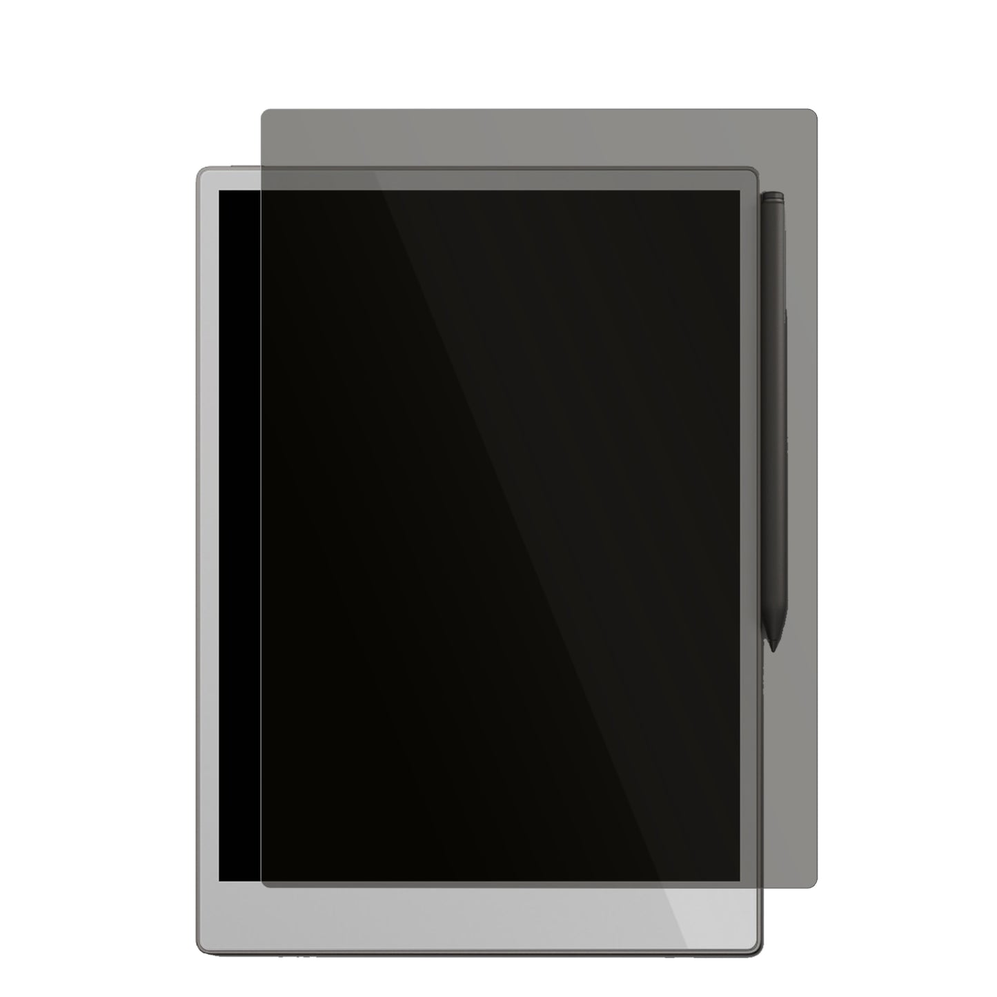 RemarkablePaper Pro mit aufgebrachtem dipos Displayschutz, der seitliche Einblicke blockiert