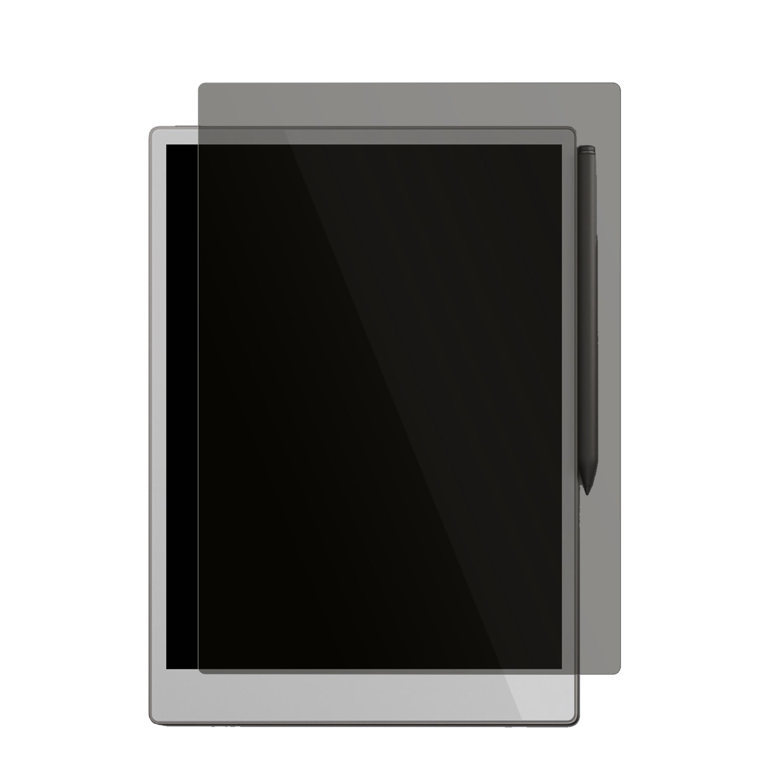 RemarkablePaper Pro mit aufgebrachtem dipos Displayschutz, der seitliche Einblicke blockiert