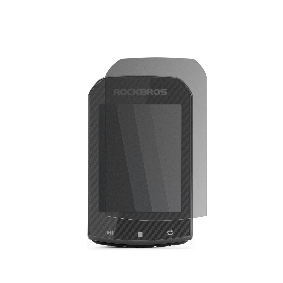ROCKBROSM1 Pro mit aufgebrachtem dipos Displayschutz, der seitliche Einblicke blockiert