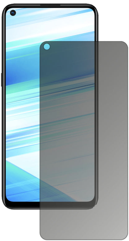 SamsungGalaxy M40 mit aufgebrachtem dipos Displayschutz, der seitliche Einblicke blockiert