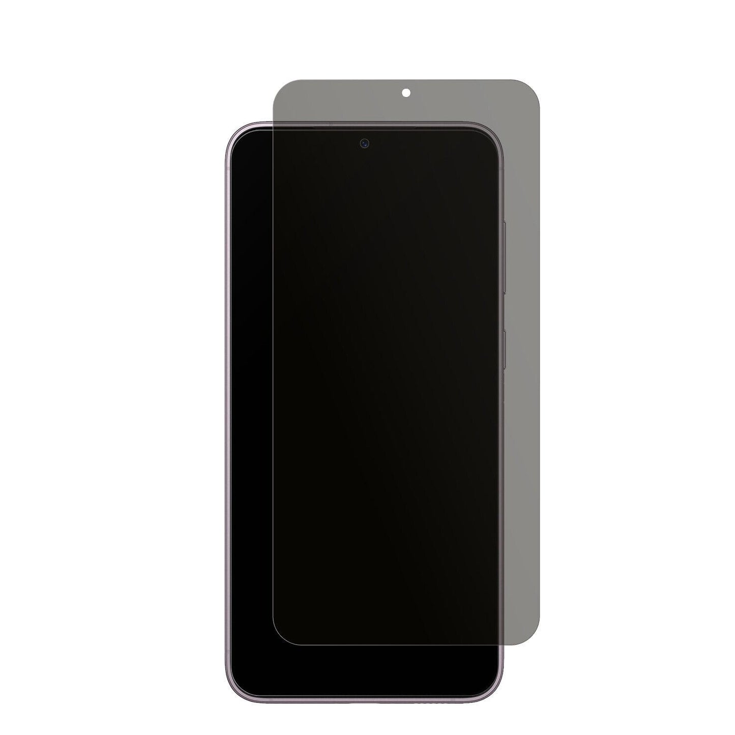 SamsungGalaxy S23 Plus mit aufgebrachtem dipos Displayschutz, der seitliche Einblicke blockiert