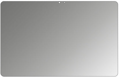SamsungGalaxy Tab S7 FE mit aufgebrachtem dipos Displayschutz, der seitliche Einblicke blockiert