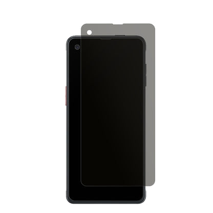 SamsungGalaxy Xcover 6 Pro EE mit aufgebrachtem dipos Displayschutz, der seitliche Einblicke blockiert