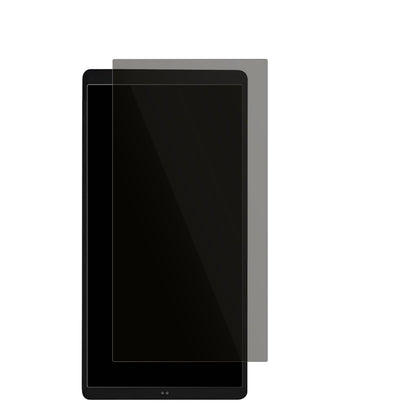 ShellyWall Display X2 mit aufgebrachtem dipos Displayschutz, der seitliche Einblicke blockiert