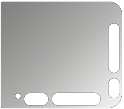 SonyDSC-RX0 II mit aufgebrachtem dipos Displayschutz, der seitliche Einblicke blockiert